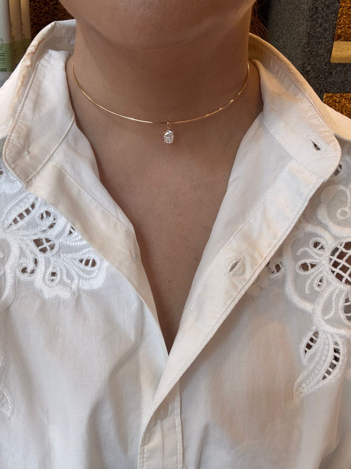 Pingente Moissanite
